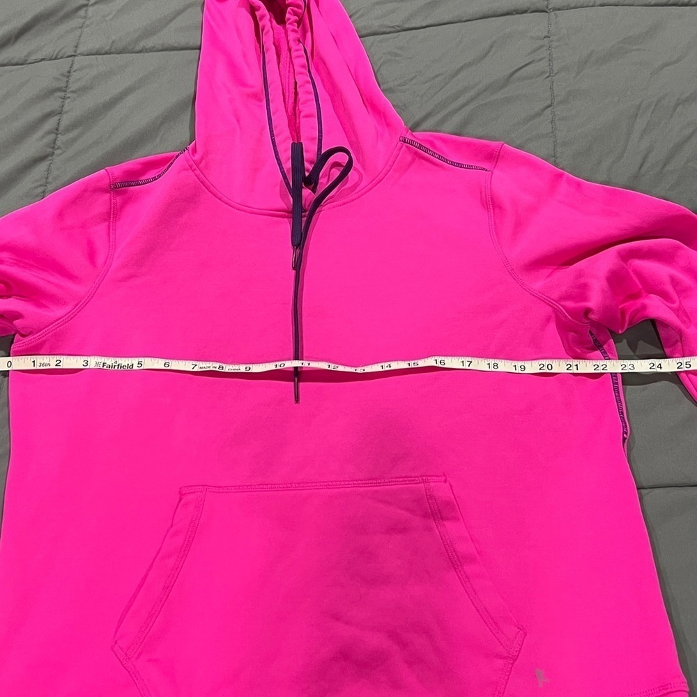 Women’s pink sweater sweatshirt pullover hoodie XL 16–8 dri-more Danskin Now - Picture 9 of 10
